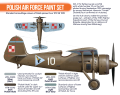 Zdjęcie dodatkowe produktu Zestaw farb Polish Air Force (4szt) Hataka CS01