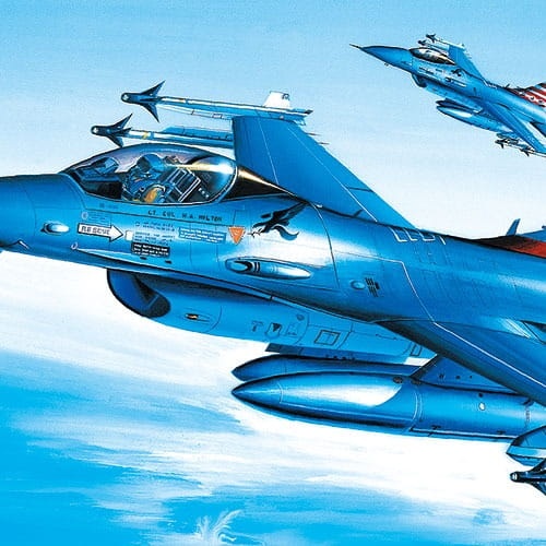 Zdjęcie dodatkowe produktu F-16A Fighting Falcon 1:72 Academy 12444