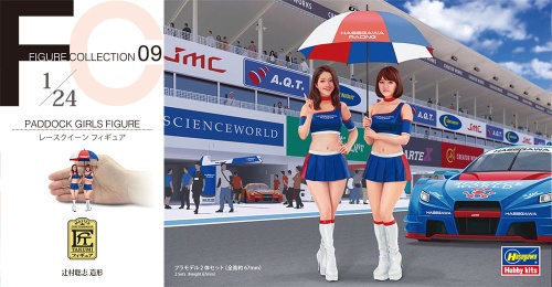 Figurki Paddock Girls Figure 1:24 Hasegawa FC09