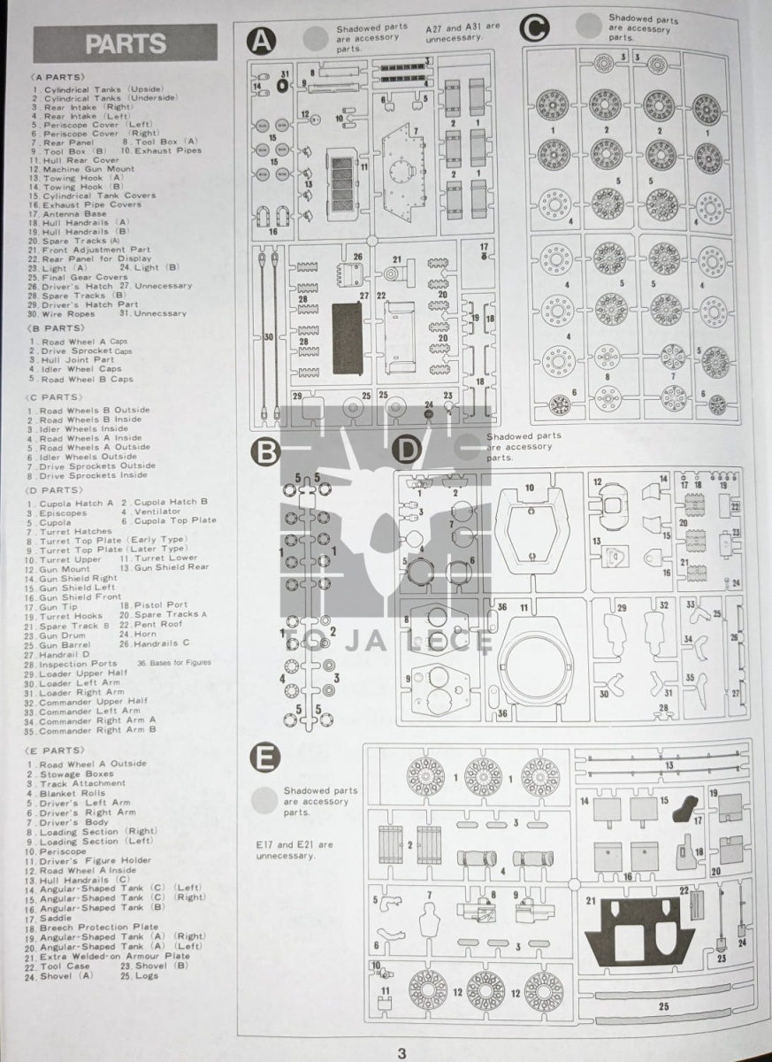 Zdjęcie dodatkowe produktu T34/76 Radziecki czołg 1943 1:35 Tamiya 35059