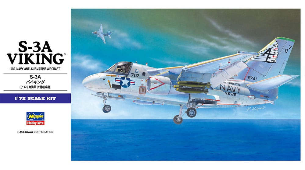 Zdjęcie główne produktu S-3A Viking 1:72 Hasegawa E7