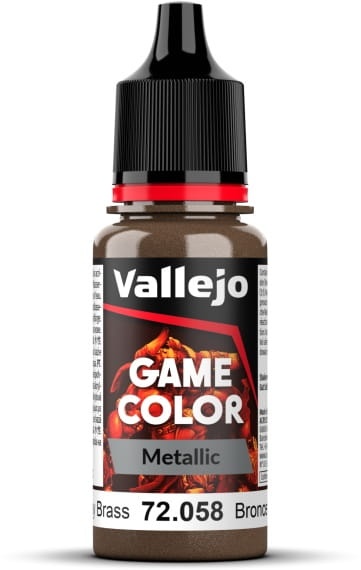 Zdjęcie główne produktu Vallejo 72058 Brassy Brass Game Color Farba