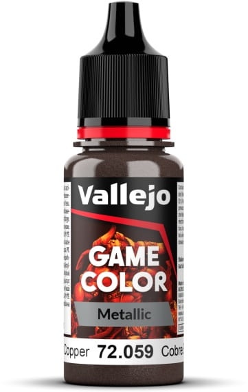 Zdjęcie główne produktu Vallejo 72059 Hammered Copper Game Color Farba