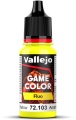 Zdjęcie główne produktu Vallejo 72103 Fluorescent Yellow Game Color Farba