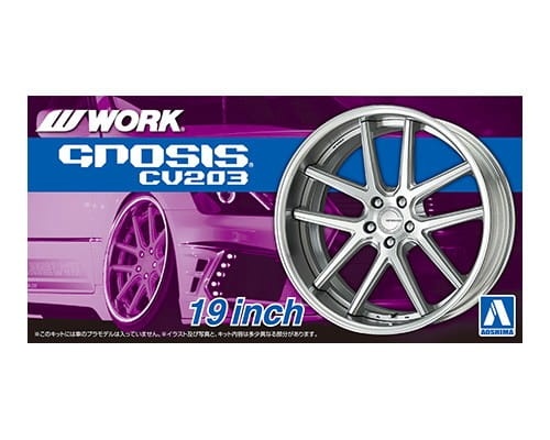 Felgi Work Gnosis CV203 19inch 1:24 Aoshima 061169
