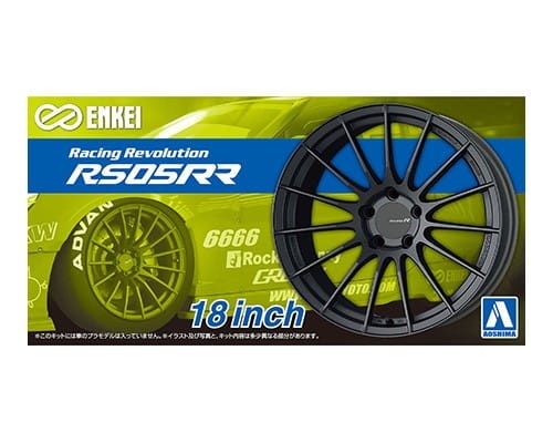 Felgi ENKEI RS05RR 18inch 1:24 Aoshima 061190