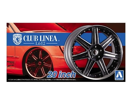 Felgi CLUB LINEA L612 20inch 1:24 Aoshima 052785