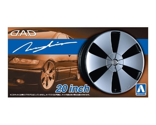 Felgi Garson D.A.D Zuenglein 20inch 1:24 Aoshima 054277