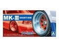 Zdjęcie główne produktu Felgi MK-3 SHORT-RIM 14inch 1:24 Aoshima 055458