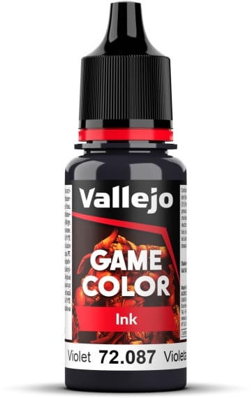 Zdjęcie główne produktu Vallejo 72087 Violet Game Ink Farba