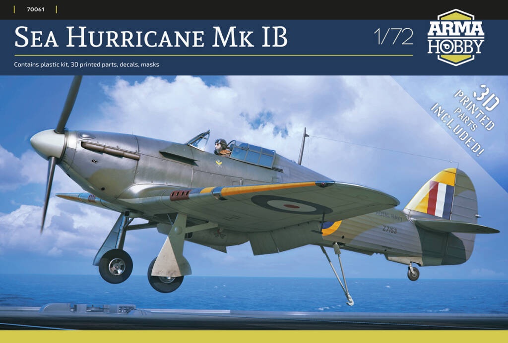 Zdjęcie główne produktu Sea Hurricane Mk IB 1:72 Arma Hobby 70061