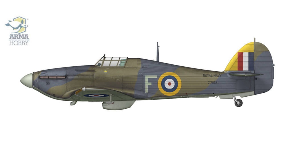 Zdjęcie dodatkowe produktu Sea Hurricane Mk IB 1:72 Arma Hobby 70061