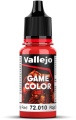 Zdjęcie główne produktu Vallejo 72010 Bloody Red Game Color Farba