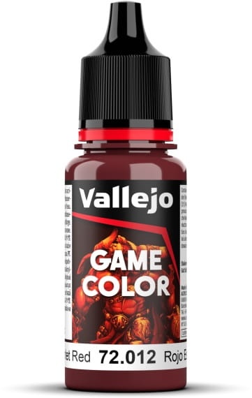 Zdjęcie główne produktu Vallejo 72012 Scarlet Red Game Color Farba