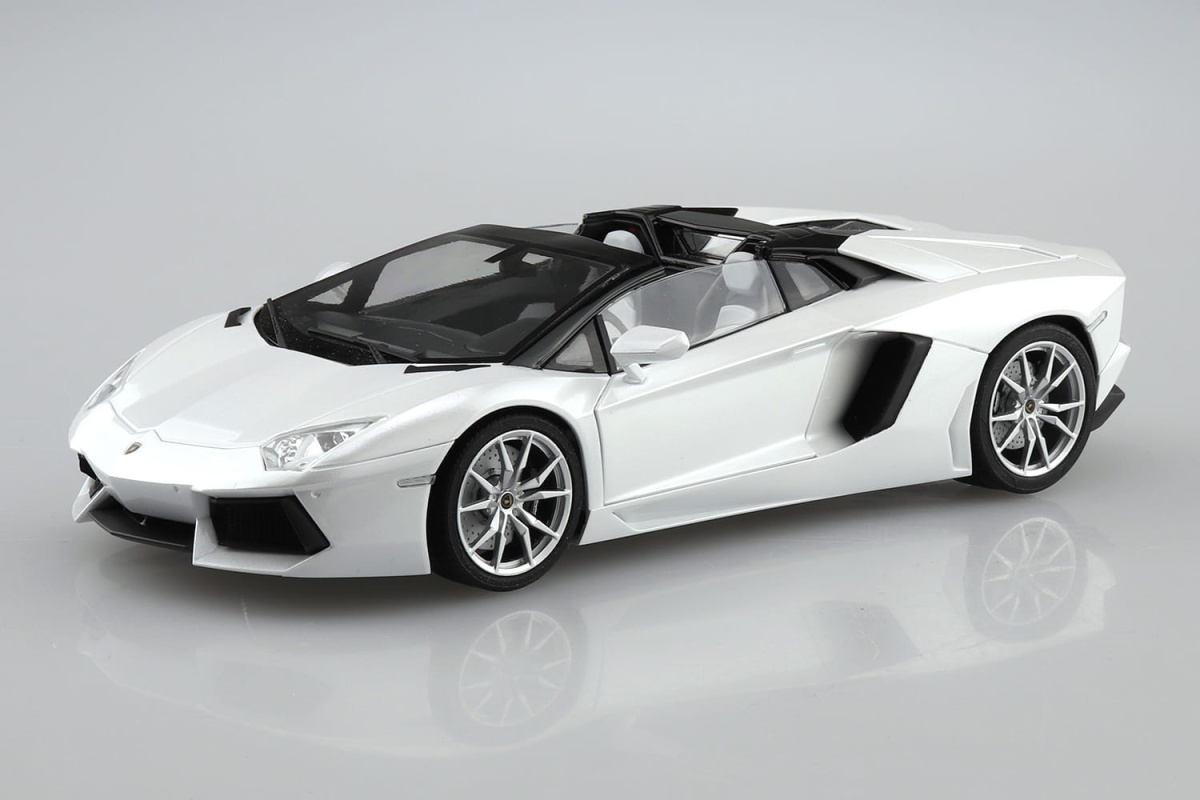 Zdjęcie dodatkowe produktu Lamborghini Aventador Roadster 1:24 Aoshima 058664