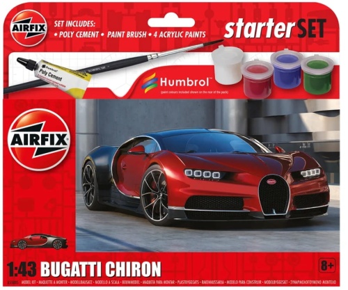 Bugatti Chiron Starter Set 1:43 Airfix A55005