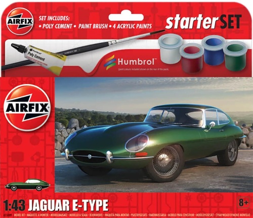 Jaguar E-Type Starter Set 1:43 Airfix A55009