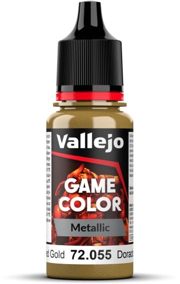 Zdjęcie główne produktu Vallejo 72055 Polished Gold Game Color Farba