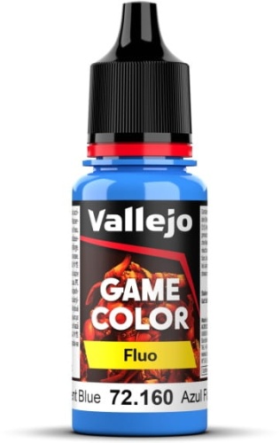 Vallejo 72160 Fluorescent Blue Game Color Farba