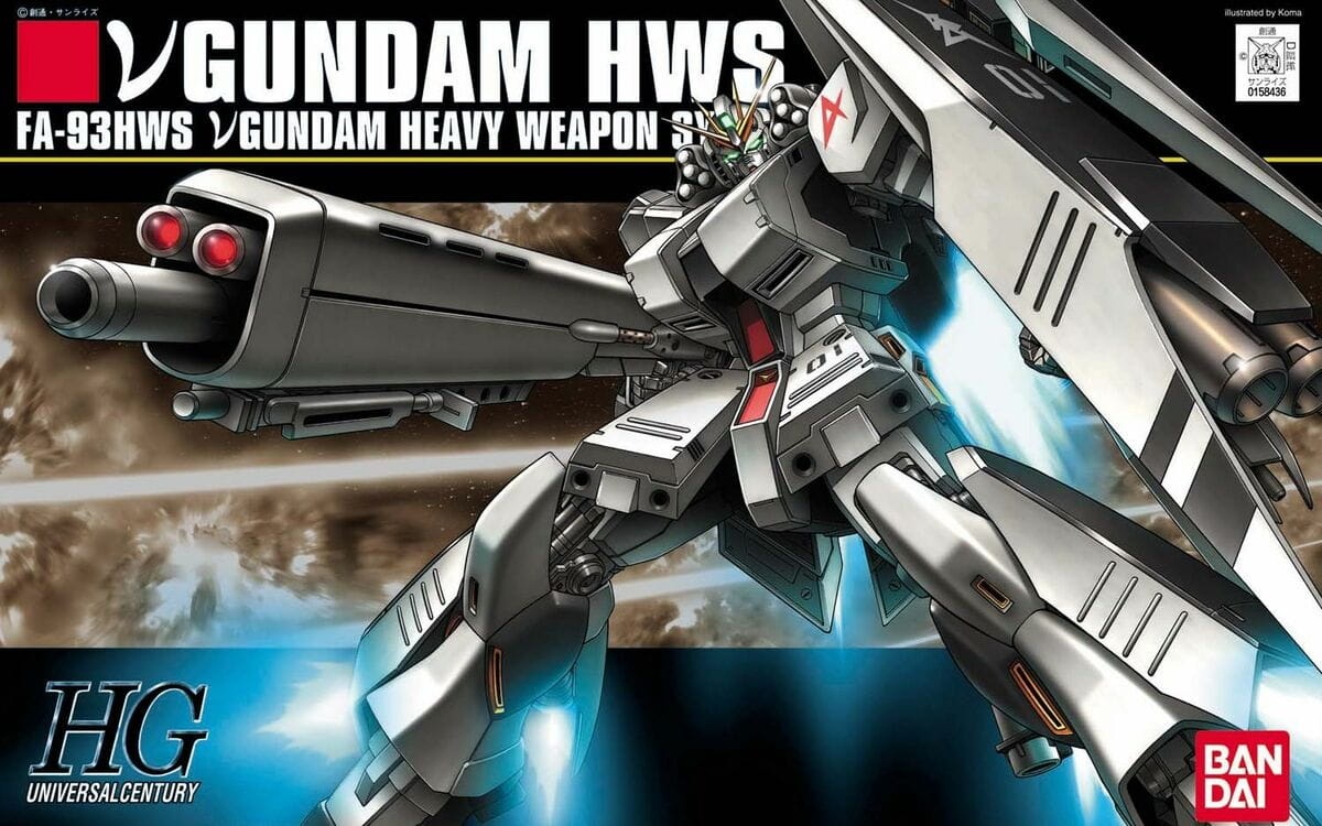 Zdjęcie dodatkowe produktu Gunpla FA-93HWS Gundam Heavy Weapons System Type HGUC 1:144
