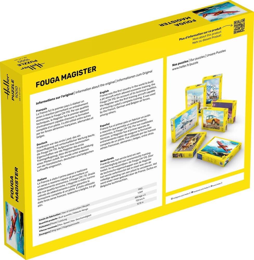 Zdjęcie dodatkowe produktu Puzzle 1000 Fouga Magister (Heller 20510)