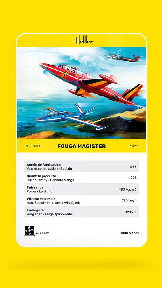Zdjęcie dodatkowe produktu Puzzle 1000 Fouga Magister (Heller 20510)