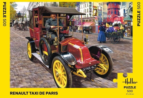 Puzzle 500 Renault Taxi de Paris (Heller 20705)