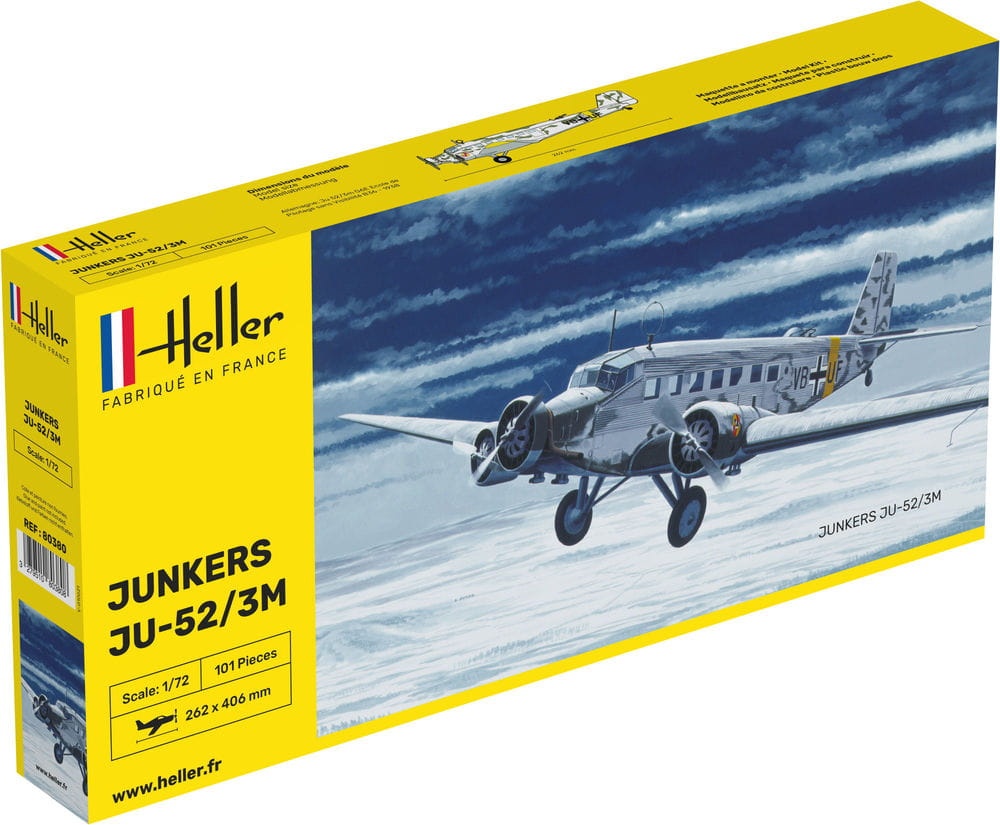 Zdjęcie dodatkowe produktu Junkers Ju-52/3M 1:72 Heller 80380