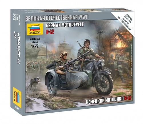 R-12 Motocykl niemiecki 1:72 Zvezda 6142