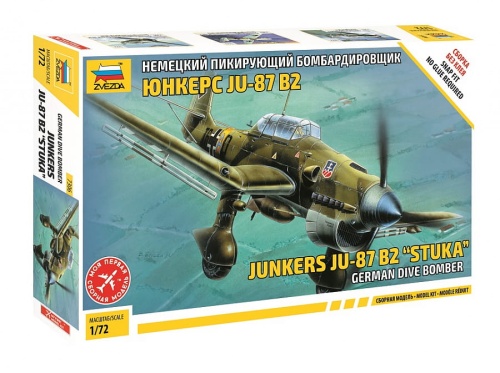 Junkers Ju-87B2 STUKA 1:72 Zvezda 7306