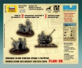 Zdjęcie dodatkowe produktu Niemieckie działo przeciwlotnicze 20 mm Flak-38 z załogą 1:72 Zvezda 6117