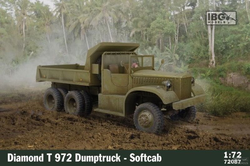 Zdjęcie główne produktu Diamond T972 Dumptruck (Softcab) 1:72 IBG 72087