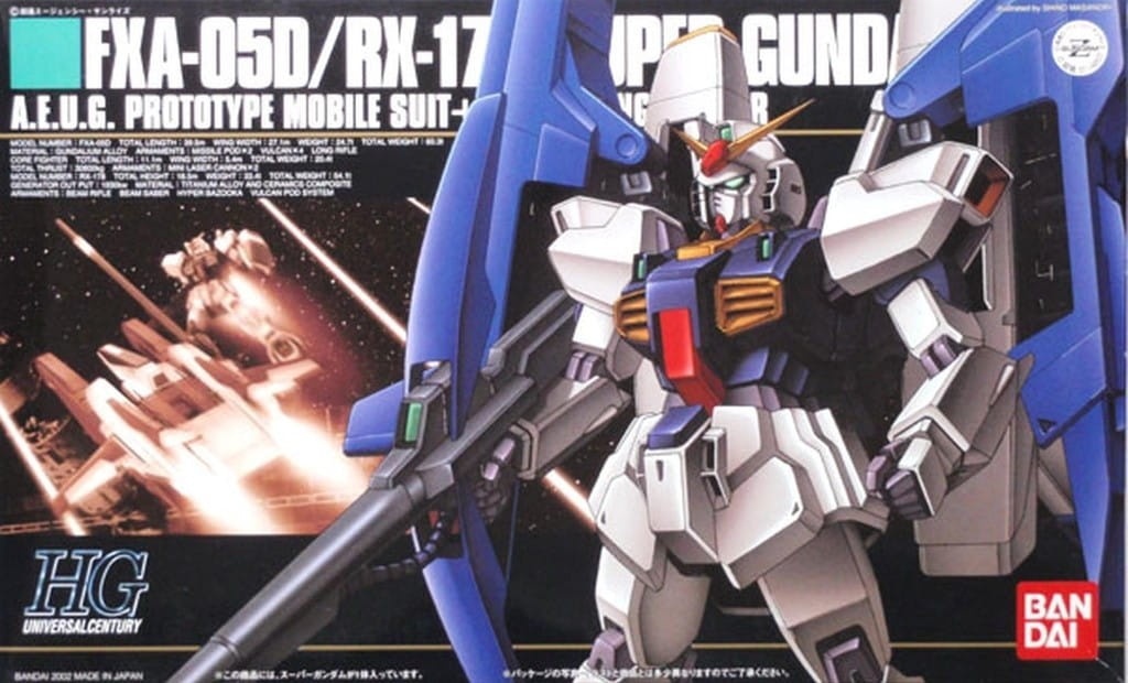 Zdjęcie dodatkowe produktu Gunpla RX-178+FXA-05D Super Gundam HGUC 1:144