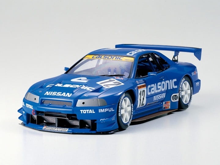 Zdjęcie dodatkowe produktu Nissan Skyline GT-R (R34) Calsonic 1:24 Tamiya 24219