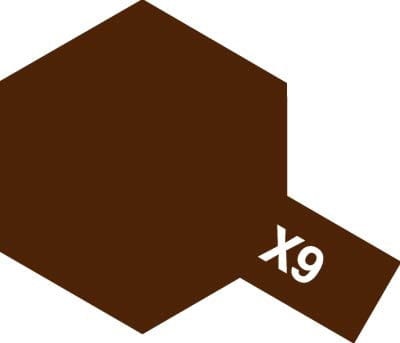 Tamiya 80009 X-9 Brown Enamel farba 10ml X9
