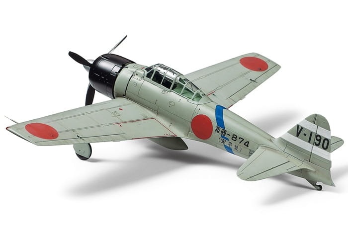 Zdjęcie dodatkowe produktu Mitsubishi A6M3 Zero Fighter Model 32 (Hamp) 1:72 Tamiya 60784