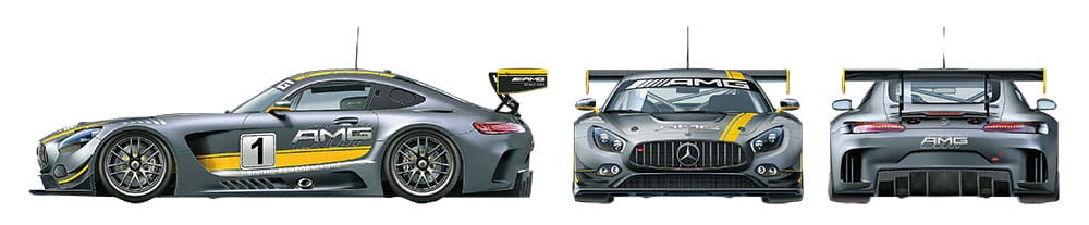 Zdjęcie dodatkowe produktu Mercedes-AMG GT3 1:24 Tamiya 24345