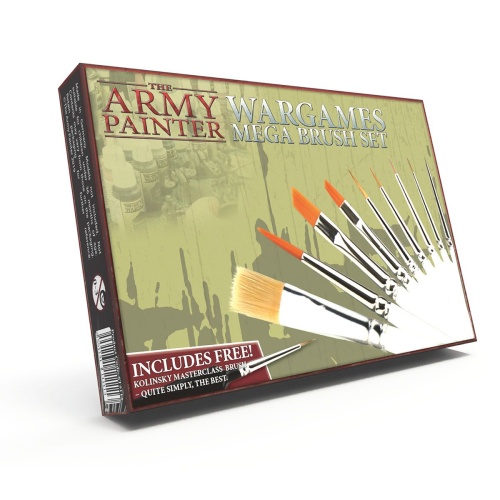 Mega Brush Set (Wargames) (zestaw 10szt. pędzli) - The Army Painter