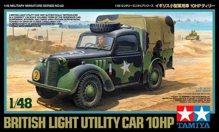 Zdjęcie dodatkowe produktu British Light Utility Car 10HP 1:48 Tamiya 32562