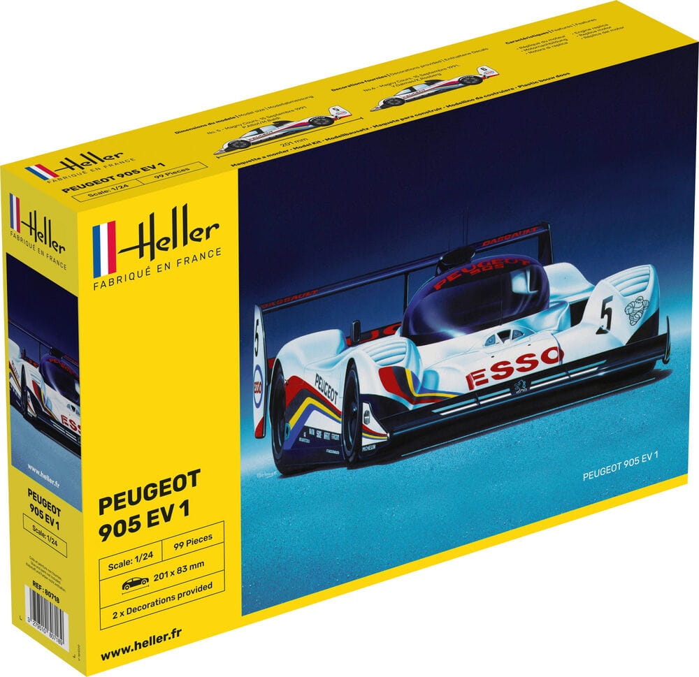 Zdjęcie dodatkowe produktu Peugeot 905 EV 1 1:24 Heller 80718