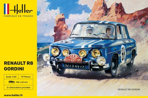 Renault R8 Gordini 1:24 Heller 80700