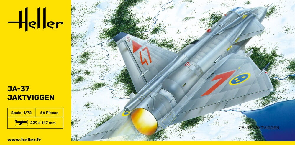 Zdjęcie główne produktu Saab JA-37 Viggen 1:72 Heller 80309