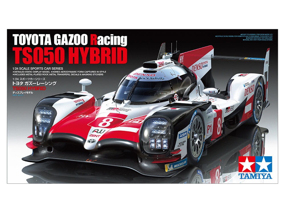 Zdjęcie dodatkowe produktu Toyota Gazoo Racing TS050 Hybrid 1:24 Tamiya 24349