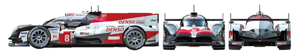 Zdjęcie dodatkowe produktu Toyota Gazoo Racing TS050 Hybrid 1:24 Tamiya 24349