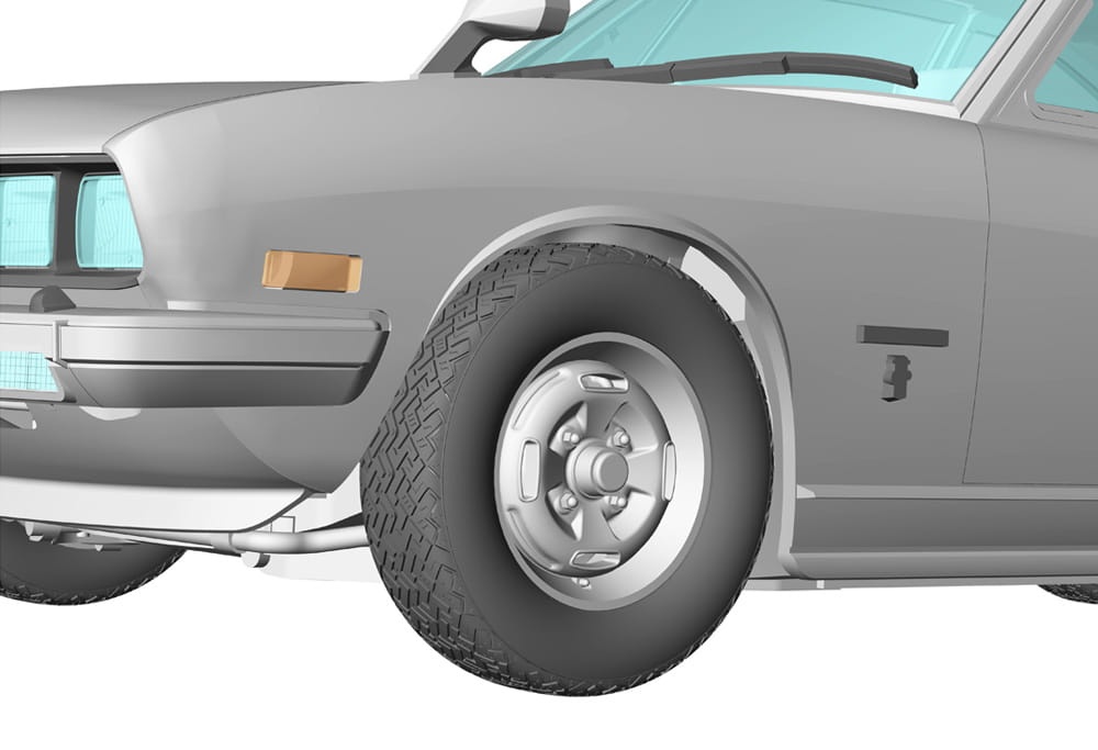 Zdjęcie dodatkowe produktu Isuzu 117 Coupe (Late Version) 1:24 Hasegawa HC50