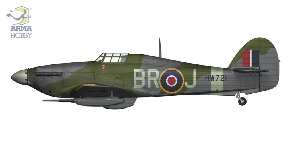 Zdjęcie dodatkowe produktu Hurricane Mk II D 1:72 Arma Hobby 70062