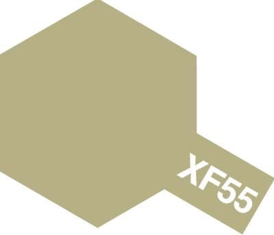 Zdjęcie główne produktu Tamiya 80355 XF-55 Deck Tan Enamel farba 10ml XF55