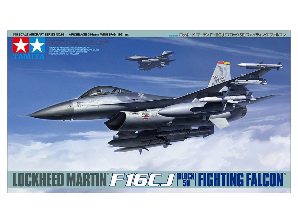 Zdjęcie dodatkowe produktu F-16CJ Fighting Falcon 1:48 Tamiya 61098