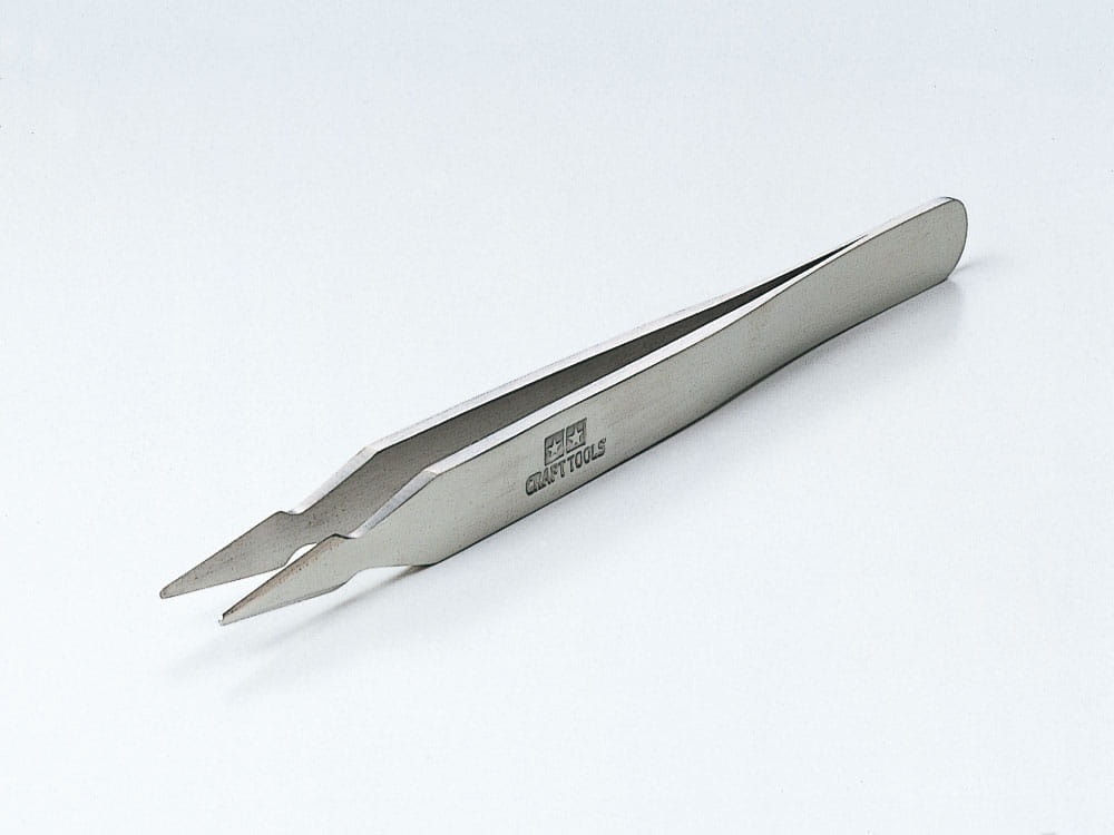 Zdjęcie dodatkowe produktu Pęseta precyzyjna do kalkomanii Tamiya 74052 Decal Tweezers