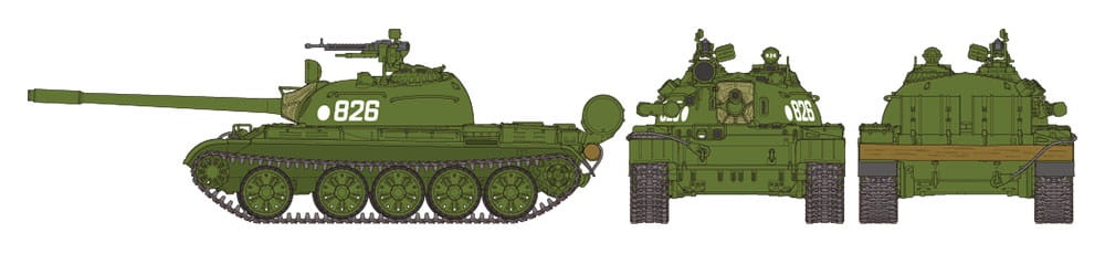 Zdjęcie dodatkowe produktu T-55 Russian Medium Tank 1:48 Tamiya 32598
